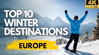 Top 10 winter destinations in Europe | Travel video 4k