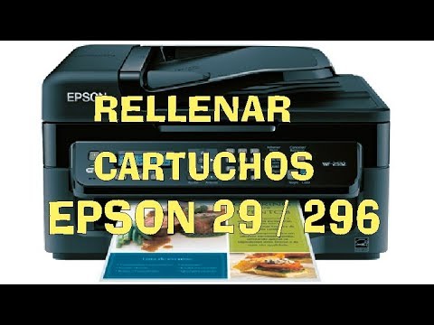 Rellenar cartuchos Epson 296, Epson 29 - YouTube