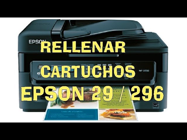 Rellenar cartuchos Epson 296, Epson 29 - YouTube