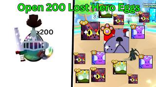 I MUST Have the WORST Luck Ever… Opening 200 Lost Hero Eggs! 😭