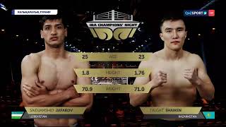 IBA Champions Night: 🇺🇿Saidjamshid Jafarov vs Talgat Shaiken 🇰🇿 Full fight. 27.04.2024