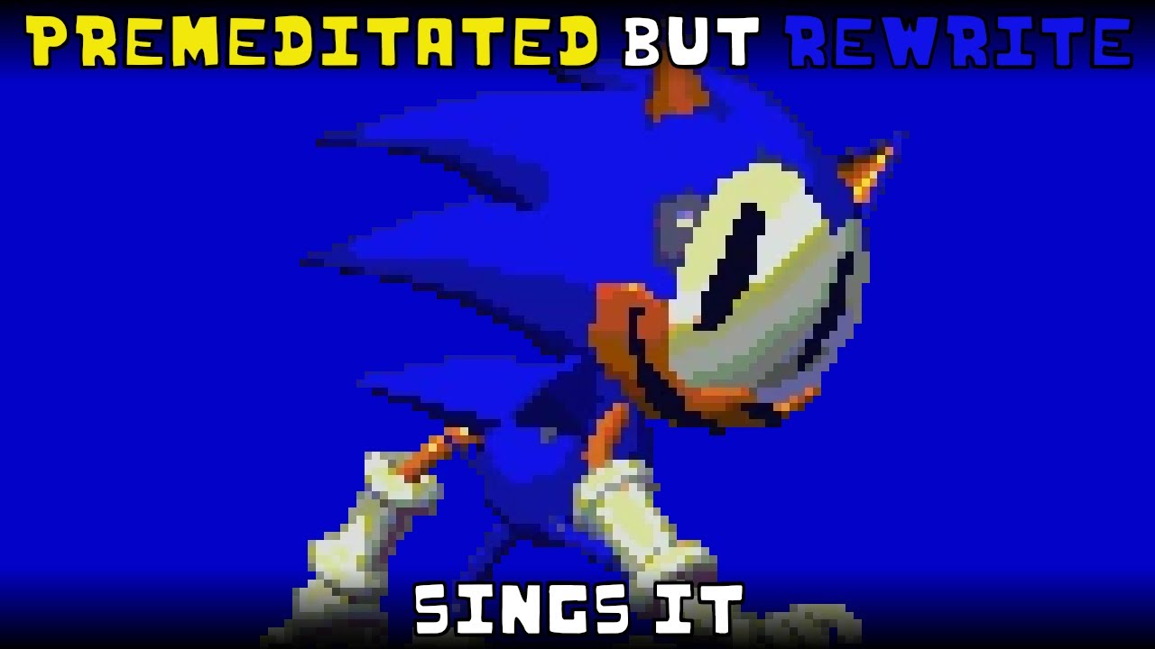 Premeditated but Rewrite sings it | FNF: Myths of Yamaha cover