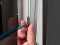 A plastic window installer shared a trick! #diy