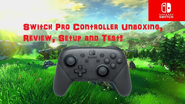 Nintendo Switch Pro Controller Unboxing, Review, Setup and Test!