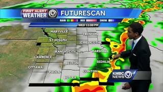 Strong storms are possible later today