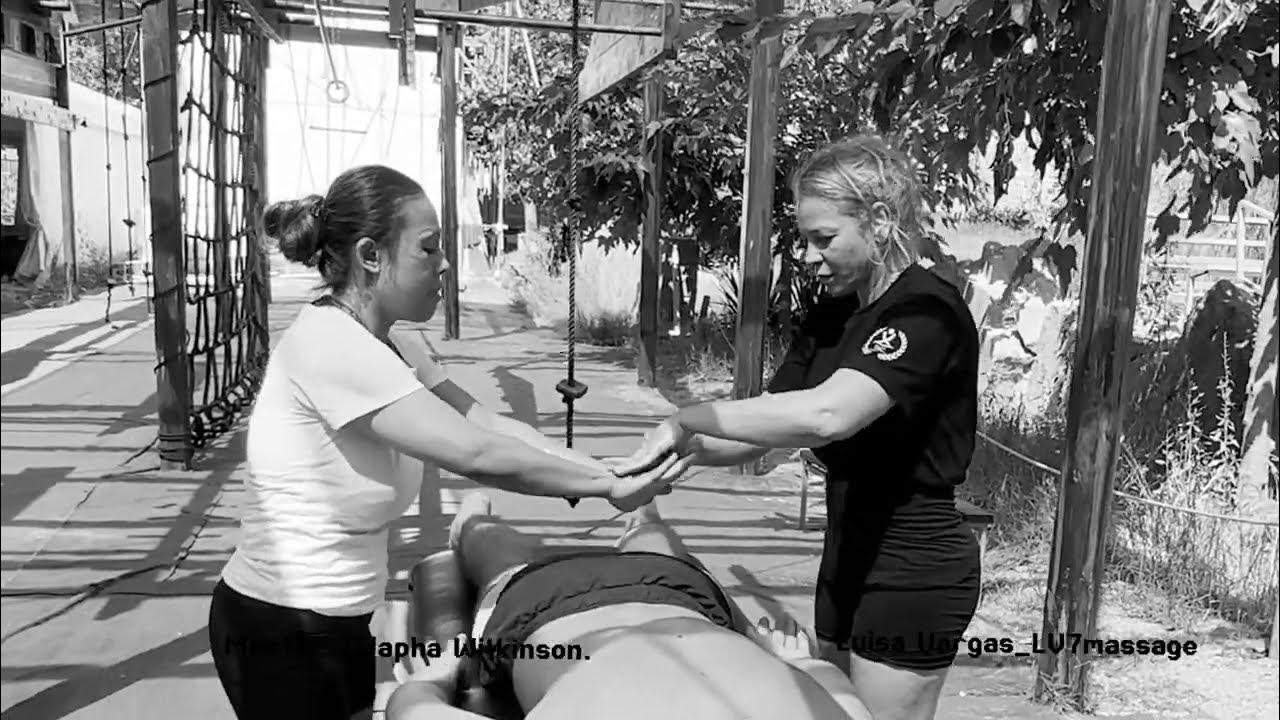 IMA Másters four hands Massage. Jidapha Wilkinson and Luisa Vargas lv7massage YouTube