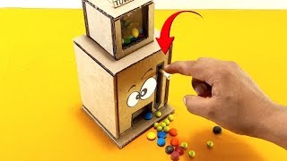 maquina dispensadora de dulces  m&m's de palanca,como hacerla screenshot 4