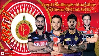IPL 2018: Royal Challengers Bangalore | Full Team (16 Indian,8 Foreign)- Retained, Marquee & more. screenshot 1