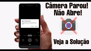 Não foi possível iniciar a câmera?