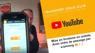 Mise en livraison en mobile au chargement des camionnettes