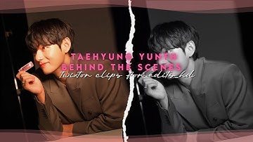 TAEHYUNG - yunth behind the scenes twixtor clips for edits [ 4k ]