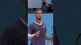 Ben Shelton needed to stretch there !!! #edit #crazyshot # #tennis #trending #fyp #viral