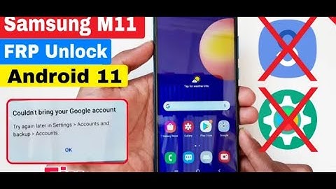 Samsung M11 SM-M115F Android 11 FRP/Google Account Lock Bypass Smart Switch Fix Latest Security