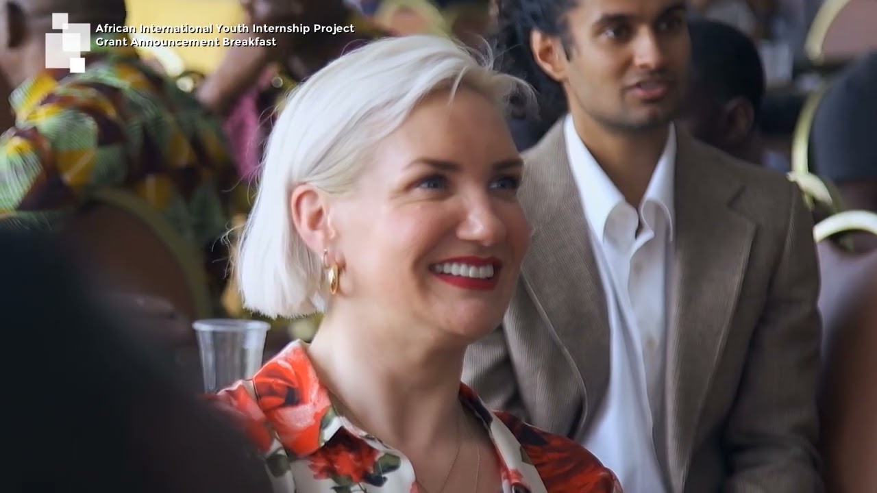 African Youth International Internship Project Grant Announcement Breakfast (Ghana)