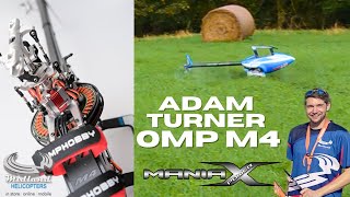 OMP M4 RC Helicopter STOCK - First 3D flight - Adam Turner