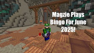 Magzie's End Bingo Review For June 2025:   EP:453  Magzie's Hypixel Skyblock Playthrough!