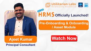 Pre-Onboarding, Onboarding & Asset Management Module Demo | HRMS | Salesforce | Utilitarian Labs
