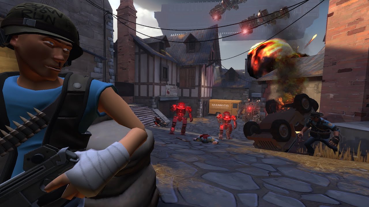 Automatons￼ invade ￼Citadel! (Helldivers 2 x Tf2 speed art)