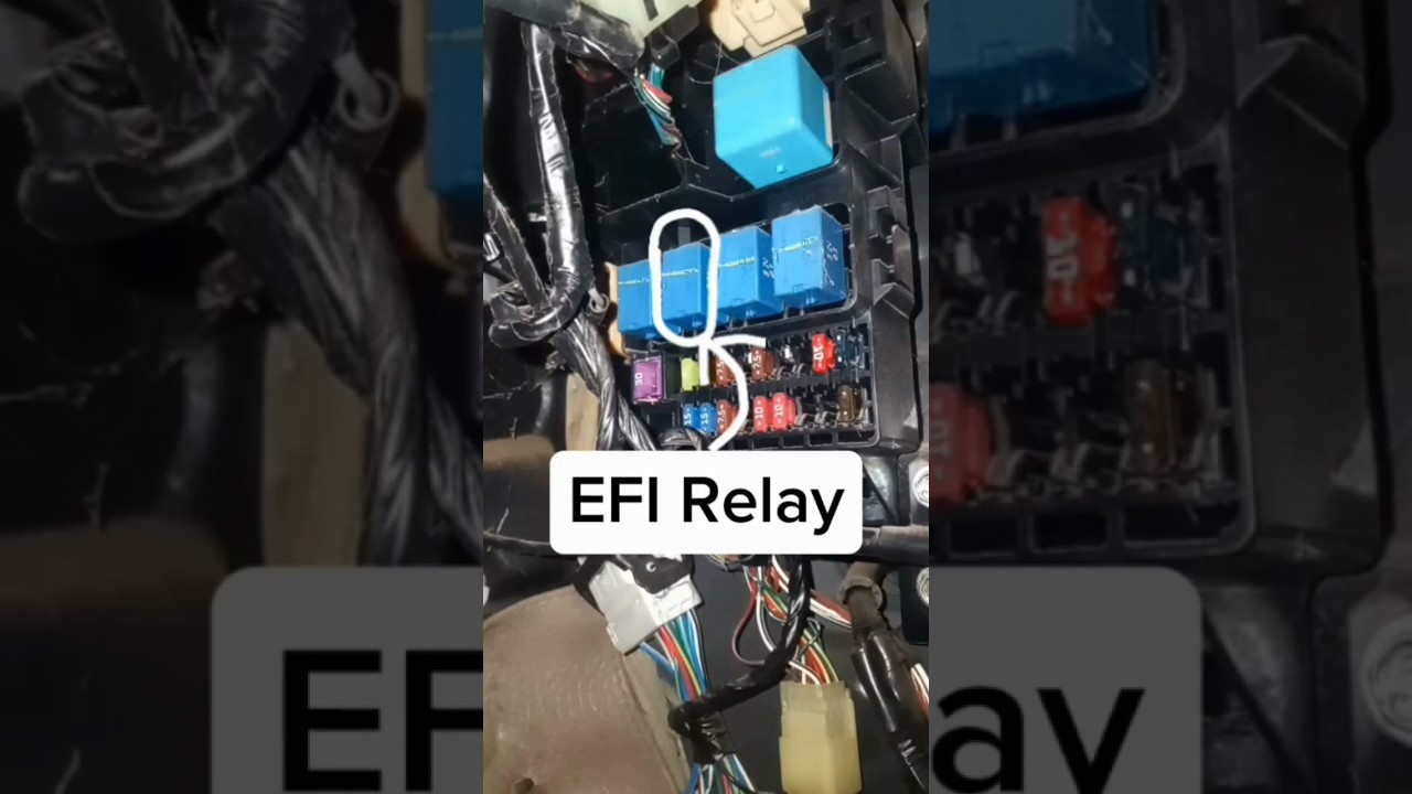 Lokasi Relay EFI Toyota avanza 2010 