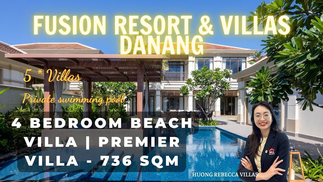 FUSION VILLA D3 - 4 BEDROOM BEACH VILLA (DANANG, VIETNAM) | Nhà Mẫu 4 Phòng Ngủ Premier Villa D3