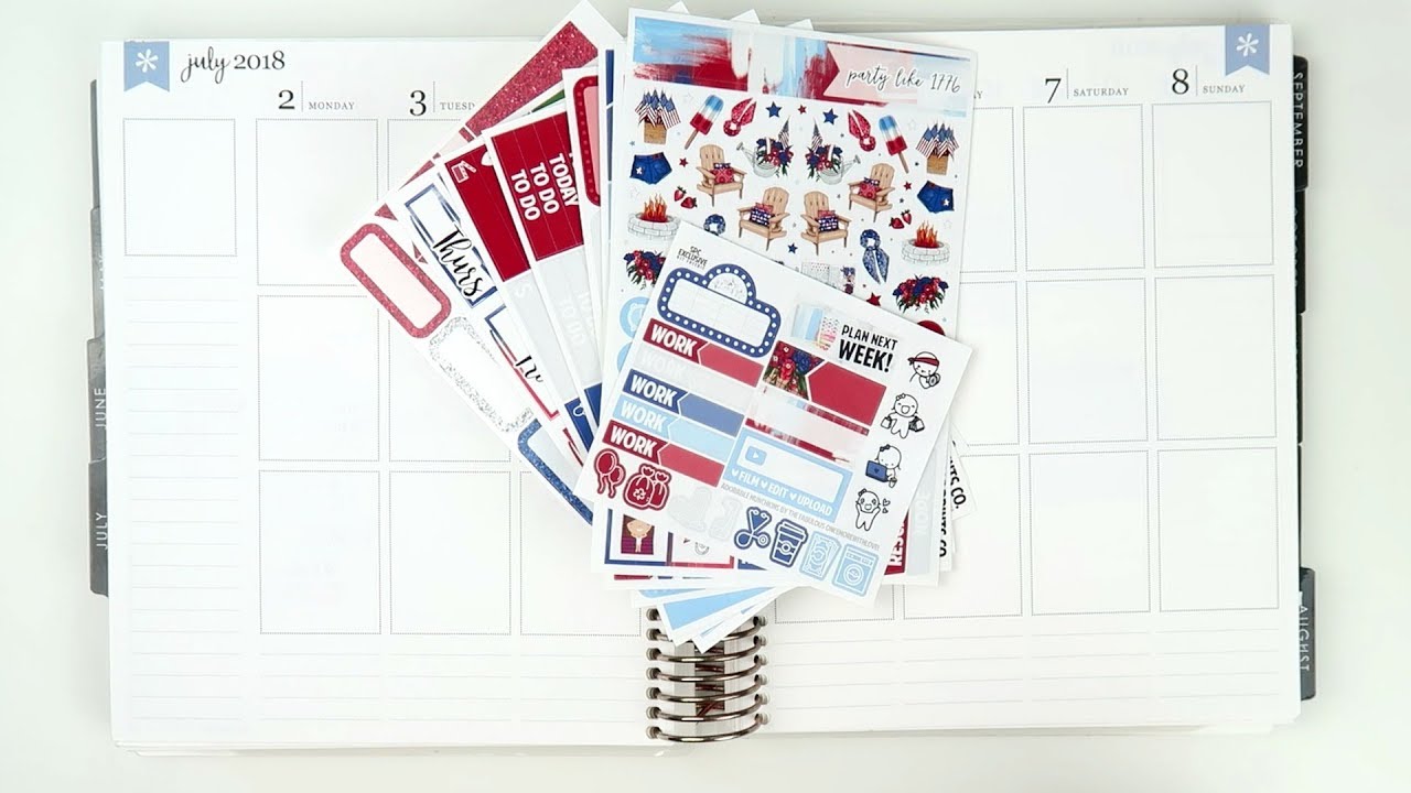 Plan With Me | Party Like 1776 (ScribblePrintsCo)