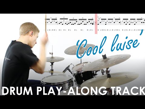 'Cool Luise' – Free Electro Rock Fusion Drum Play-along Track and Transcription