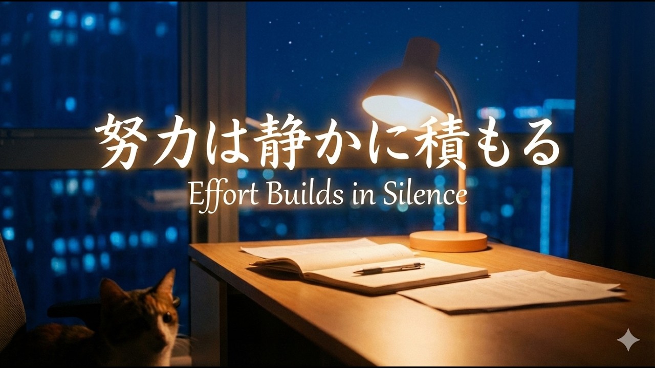【作業用BGM】努力は静かに積もるEffort Builds in Silence