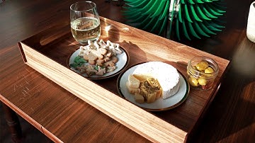 Making a Minimal Serving Tray with a Laser Cutter