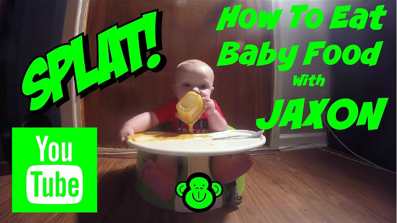 How To Eat Baby Food With Jaxon - YouTube
