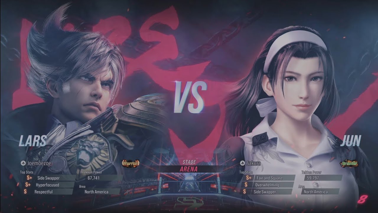 TEKKEN 8 - Closed Network Test Joemoezoe (Lars) vs Sakura (Jun) for fun
