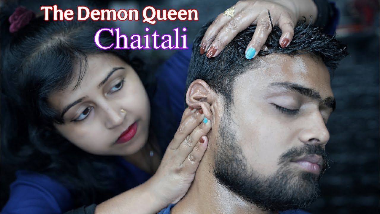 The Demon Queen Chaitali's Heavy Oil Scalp Massage ASMR | Oily Head Massage For Better Sleep 
