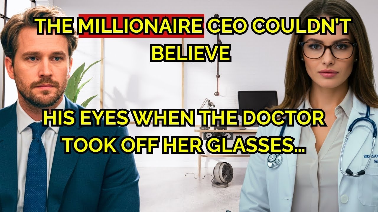 The Millionaire CEO Couldn't Believe His Eyes When the Doctor Took Off Her Glasses…