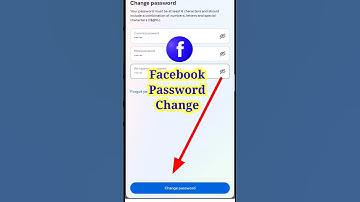 How To Change Facebook Password // fb password change #facebook #password #shorts