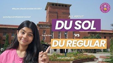 DU SOL vs DU Regular college 🎓 : why to consider DU SOL, Pros & Cons, lack of college life❗️