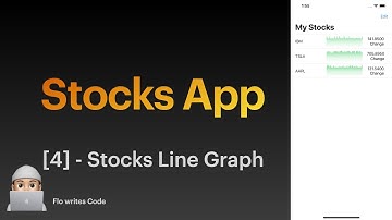 Making a LineChart using the Shape Protocol | Stocks App [4] | Swift, SwiftUI