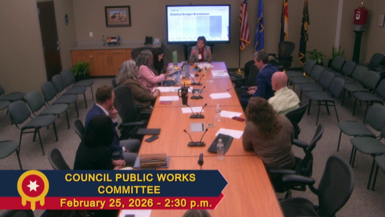 Council Public Works Committee Meeting