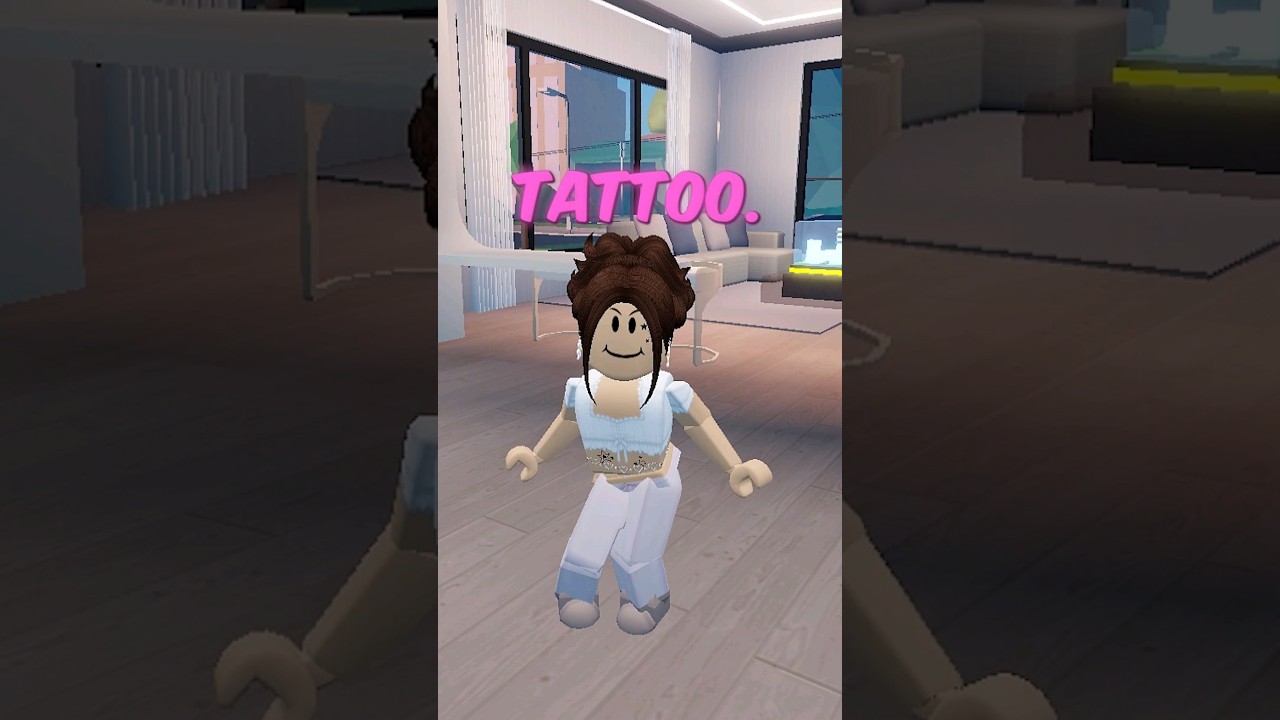 MOM won't let TEEN get a tattoo .. 😲 #roblox #livetopia