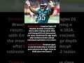 🏈EAGLES BUZZ — BRANDON GRAHAM EYES COMEBACK AT 37! #news #sports #nfl #eagles #shorts