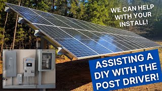 We can do your ground mount install faster!