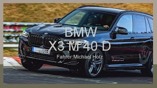 BMW X3 M40D bei Nässe auf dem Nürburgring - Michael Holz