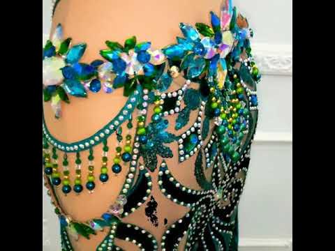 Professional Belly Dance Costume - Aida Style