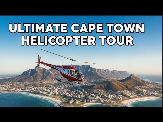 Flying Over Cape Town: Full 4K Helicopter Tour Experience