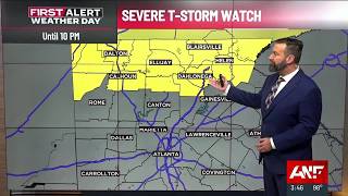 First Alert Forecast Strong storms possible this evening