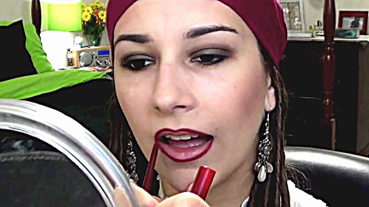 Pirate Halloween Costume Hair Makeup Tutorial Fake Dreadlocks