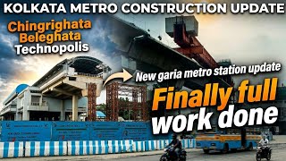 New Garia to Airport Route/Chingrighata/Beleghata/Technopolis Metro Station Construction Details