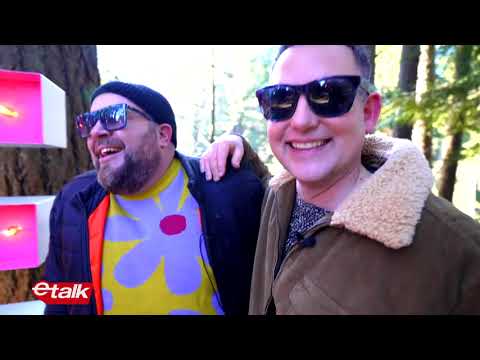 Darcy & Jer at the Capilano Suspension Bridge with Etalk