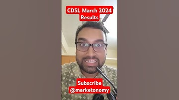 CDSL stock Analysis #shorts