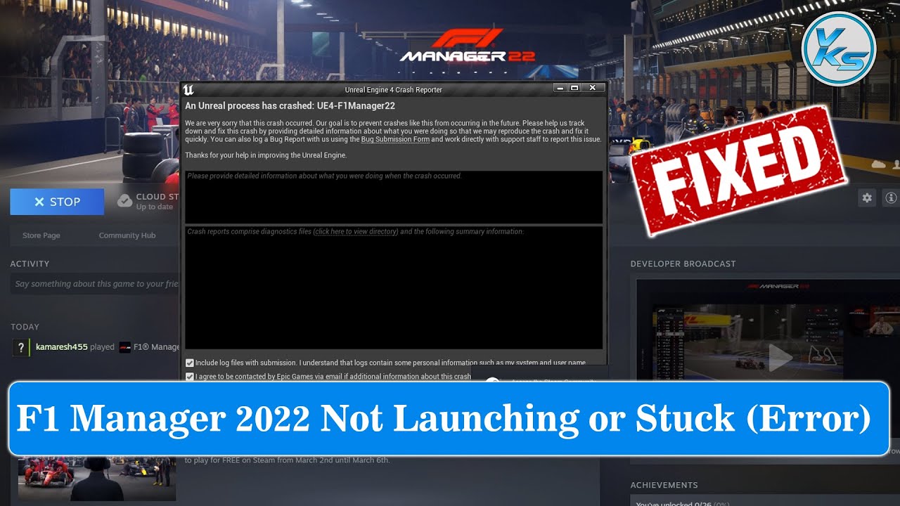 How To Fix F1 Manager 2022 Launching The Game Failed, Black Screen, Not ...