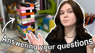 Answering Questions About My Jenga Series