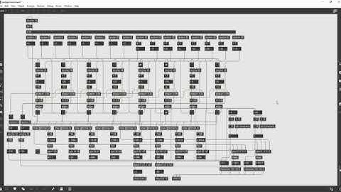 Max/msp generative harmonic minor